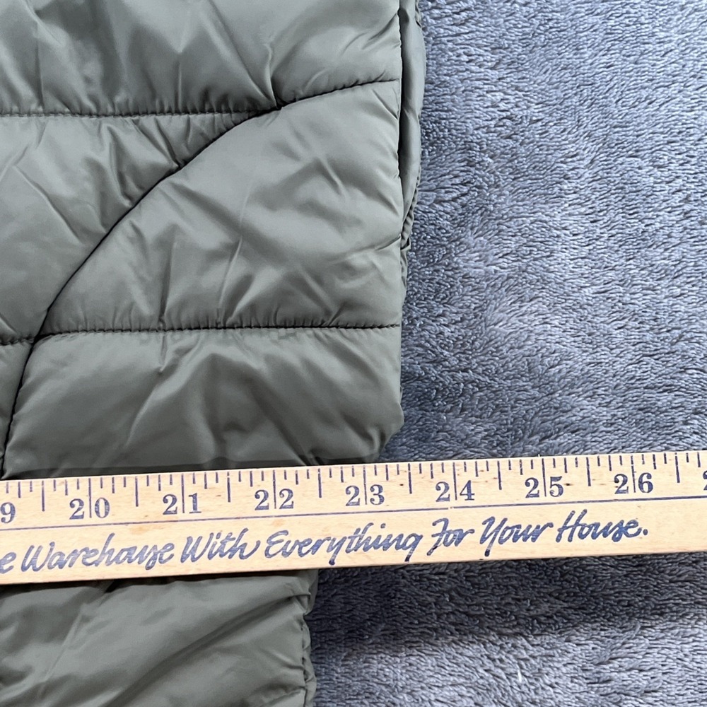 NWT New York & Company Olive Green Quilted Puffer Vest Women's Size XL - Picture 3 of 7